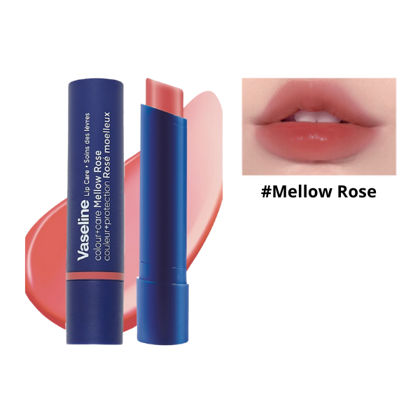 CT - Son Dưỡng Môi Có Màu Vaseline Lip Care Colour + Care 3g #Mellow Rose 3g