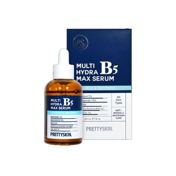 CT - Tinh Chất Phục Hồi Cho Da Dầu PrettySkin Multi Hydra B5 Max Serum 50ml