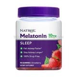  Kẹo Dẻo Giúp Ngủ Ngon Natrol Gummies Melatonin 10mg Strawberry 90 Viên 