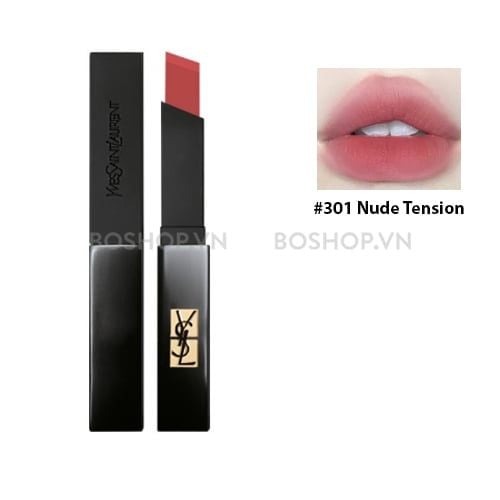 Son Thỏi Lì YSL The Slim Velvet Radical Matte Lipstick 2g #301 Nude Tension
