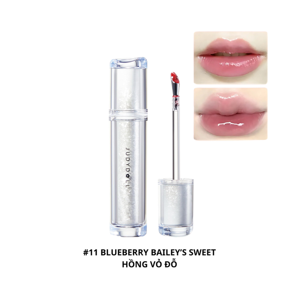 Son Bóng Có Màu Judydoll Watery Lip Gloss 2.4g #11 Blueberry Bailey’s Sweet – Hồng Vỏ Đỗ