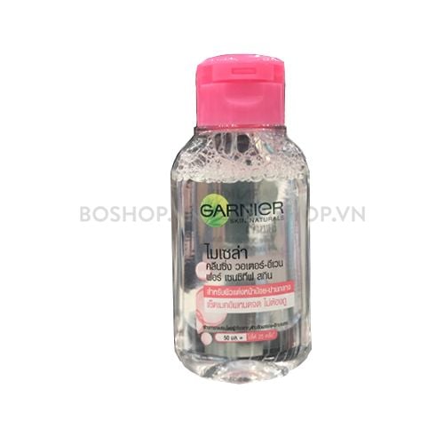 Nước Tẩy Trang Garnier Micellar Cleansing Water For Sensitive Skin 50ml