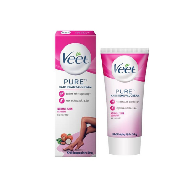 Tẩy Lông Dành Cho Da Thường Veet Pure Hair Removal Cream 50g