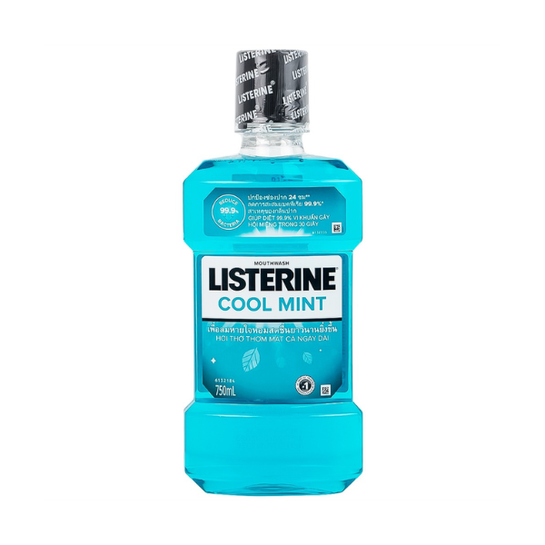  Nước Súc Miệng Listerine Hơi Thở Thơm Mát Không Cay 750ml 