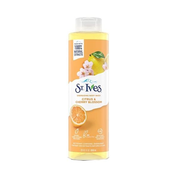 Sữa Tắm Tẩy Tế Bào Chết St.Ives Citrus & Cherry Blossom Hydrating Body Wash 650ml