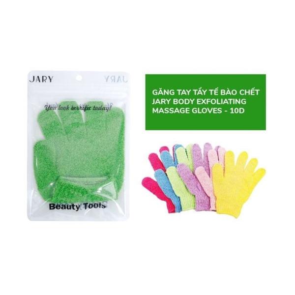 CT - Găng Tay Tẩy Tế Bào Chết Jary Body Exfoliating Massage Gloves