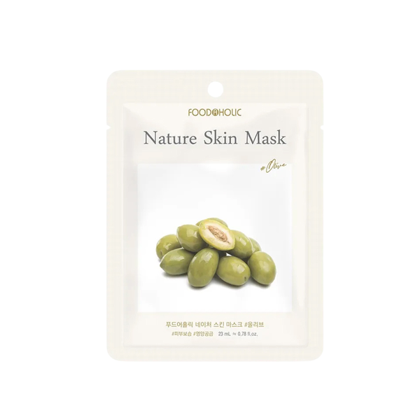 CT - Mặt Nạ Nâng Cơ, Ngừa Nếp Nhăn Foodaholic Olive Nature Skin Mask 23ml