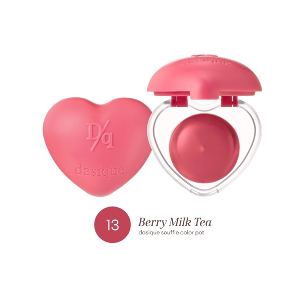 Son Kem Bùn Dasique Souffle Color Pot 13 #Berry Milk Tea
