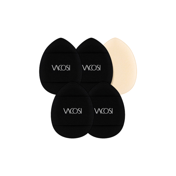 Bông Cushion Vacosi Xỏ Ngón Mini Màu Đen BP55 (5 Cái) Top Finger Cushion