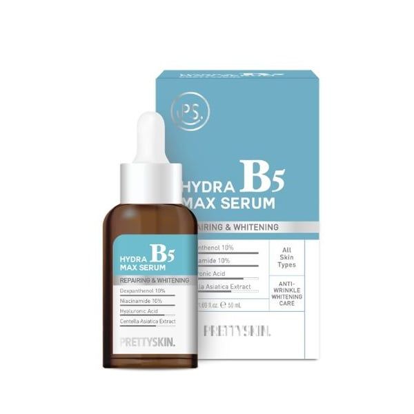 CT - Tinh Chất Phục Hồi, Dưỡng Trắng Da Prettyskin Hydra B5 Max Serum 50ml