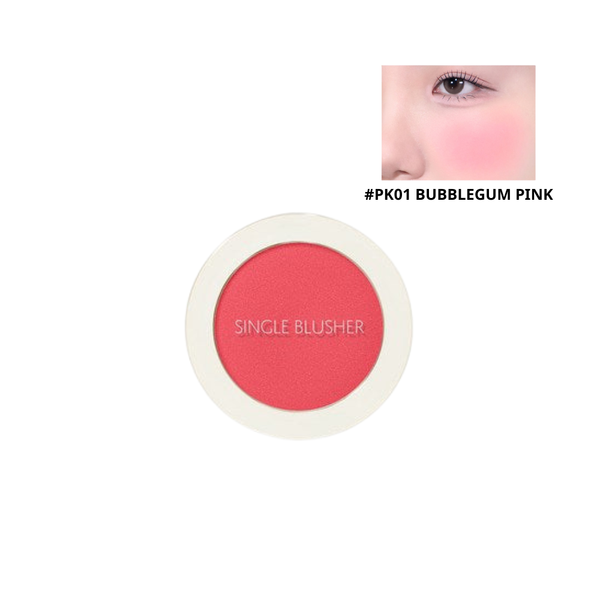 Má Hồng The Saem Saemmul Single Blusher 5g #PK01 Bubblegum Pink