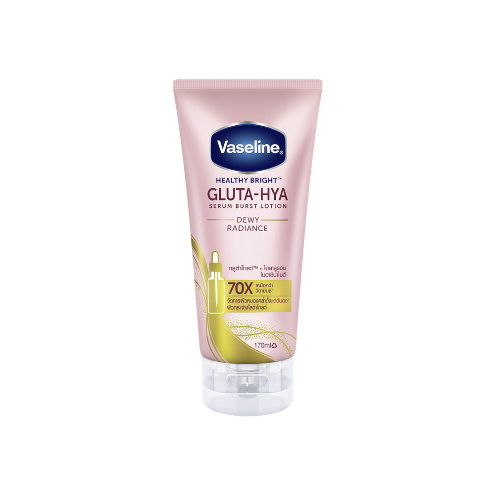  Dưỡng Thể Vaseline Gluta-Hyal Serum Burst Lotion Dewy Radiance 300ml 