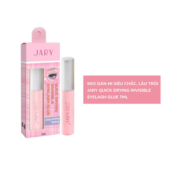 Keo Dán Mi Siêu Chắc, Lâu Trôi Jary Quick Drying Invisible Eyelash Glue 7ml