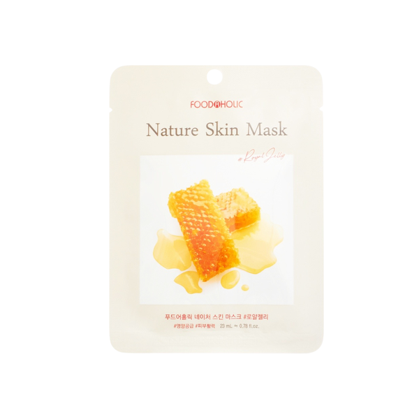CT - Mặt Nạ Dưỡng Ẩm, Giảm Vết Đồi Mồi Foodaholic Royal Jelly Nature Skin Mask 23ml