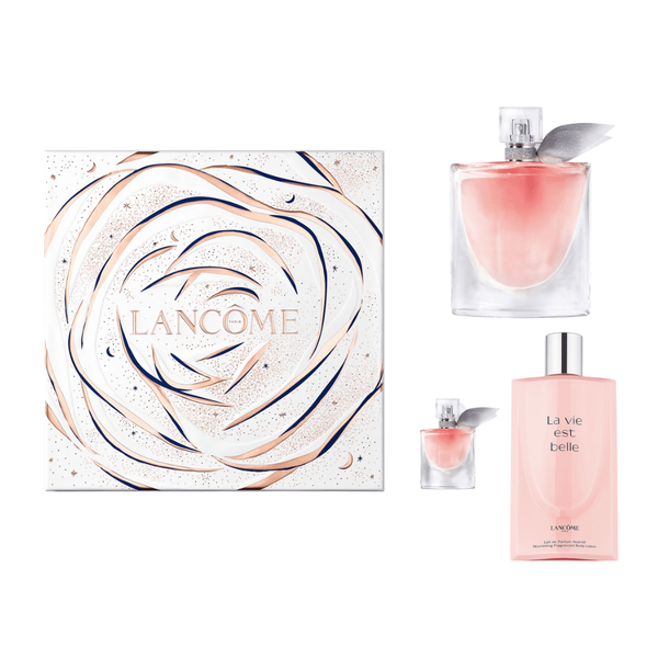 Gift Set 3 Món Nước Hoa & Dưỡng Thể Lancome La Vie Est Belle (EDP 100ml + Body Lotion 100ml + EDP 4ml)