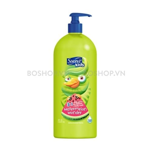 Sữa Tắm Gội Xả Cho Trẻ Suave Kids Watermelon 1180ml
