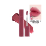  HXT – Son Kem Lì Romand Blur Fudge Tint 5g #07 Cool Rose Up – Hồng Mận 