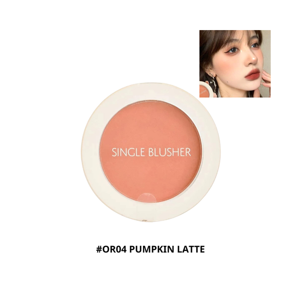 Má Hồng The Saem Saemmul Single Blusher 5g #OR04 Pumpkin Latte