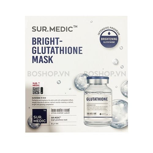 Mặt Nạ Làm Sáng Da Sur.Medic+ Bright Glutathione Mask 30g