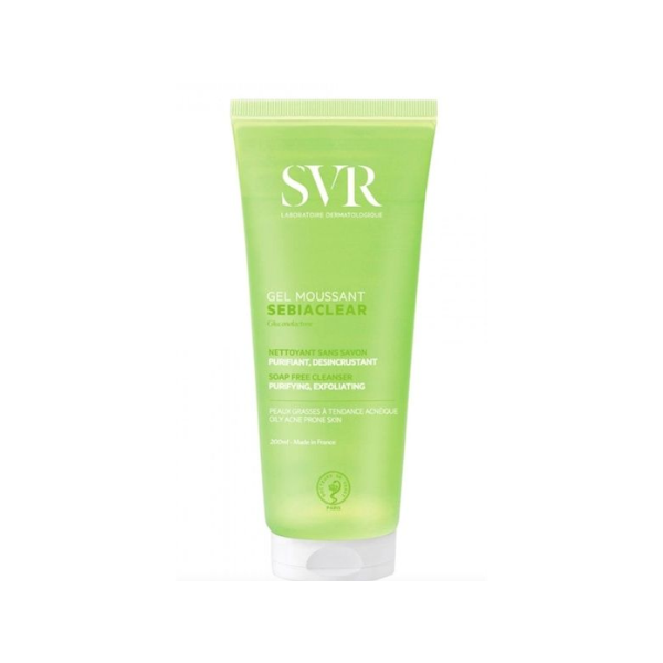 Sữa Rửa Mặt Cho Da Dầu Mụn, Nhạy Cảm SVR Sebiaclear Gel Moussant 200ml