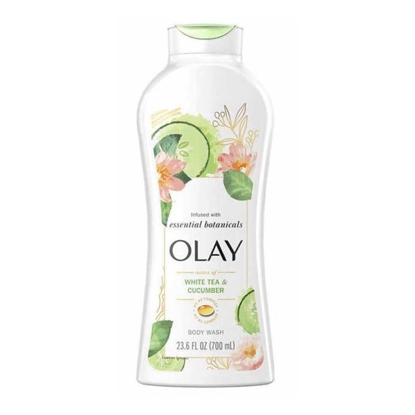 Sữa Tắm Olay Infused With Essential Botanicals White Tea & Cucumber Body Wash 700ml
