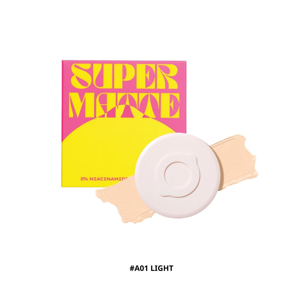  Phấn Nước Siêu Kiềm Dầu Lemonade Super Matte Cushion 2% Niacinamide SPF50+ PA+++ 15g #A01 Light 