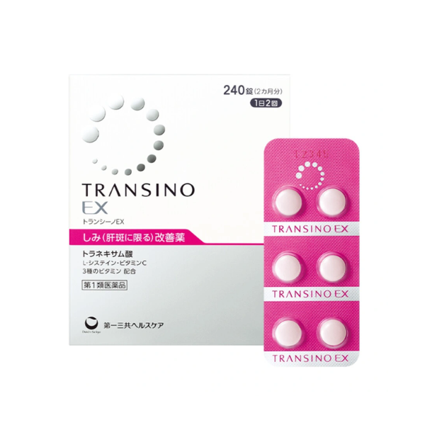 Viên Uống Trị Nám Dưỡng Trắng Da Transino Whitening EX 240 Viên