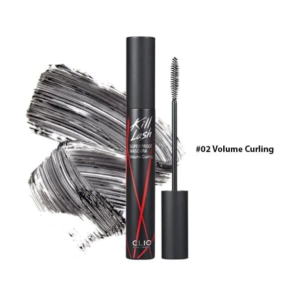 Mascara Cong Mi, Chống Trôi Clio Kill Lash Superproof #02