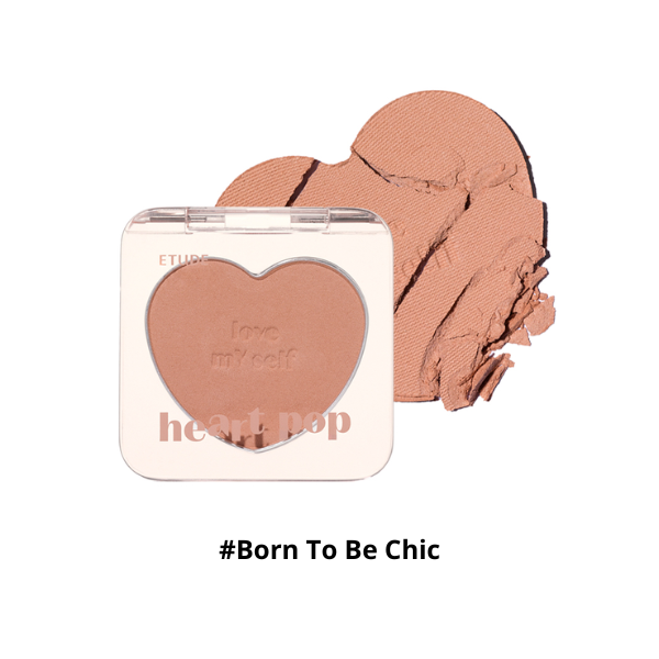Phấn Má Hồng Etude House Heart Pop Blusher 4g #Born To Be Chic (Date 03/26)