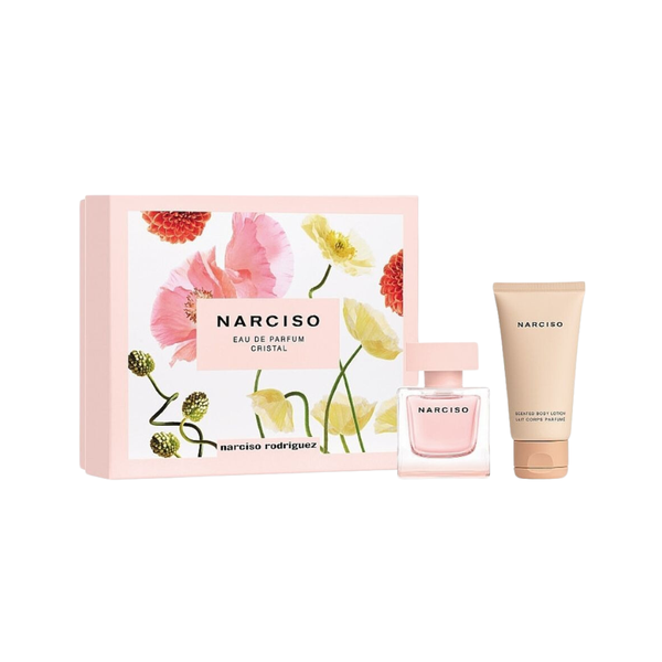Giftset 2 Món Nước Hoa Nữ Narciso Rodriguez Cristal EDP 50ml + Lotion 50ml