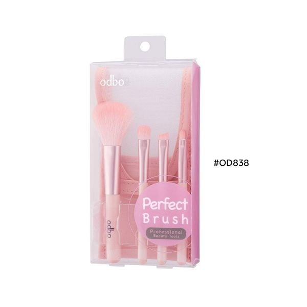 Bộ Cọ Trang Điểm 4 Cây ODBO Perfect Brush Professional Beauty Tools #OD838