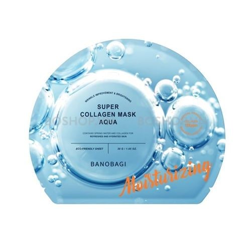 CT - Mặt Nạ Dưỡng Ẩm Chuyên Sâu Banobagi Super Collagen Mask 30g - Aqua Moisturizing