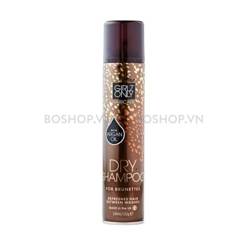 CT - Dầu Gội Khô Girlz Only Dry Shampoo For Brunettes 200ml
