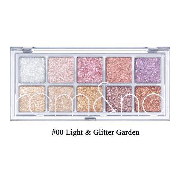 Bảng Phấn Mắt 10 Ô Romand Better Than Palette #00 Light & Glitter Garden