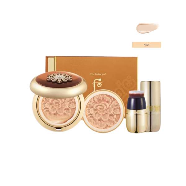 Phấn Nước The History Of Whoo Cheongidan Cushion SPF50+ PA+++ #21 (Kèm Lõi + Cọ)