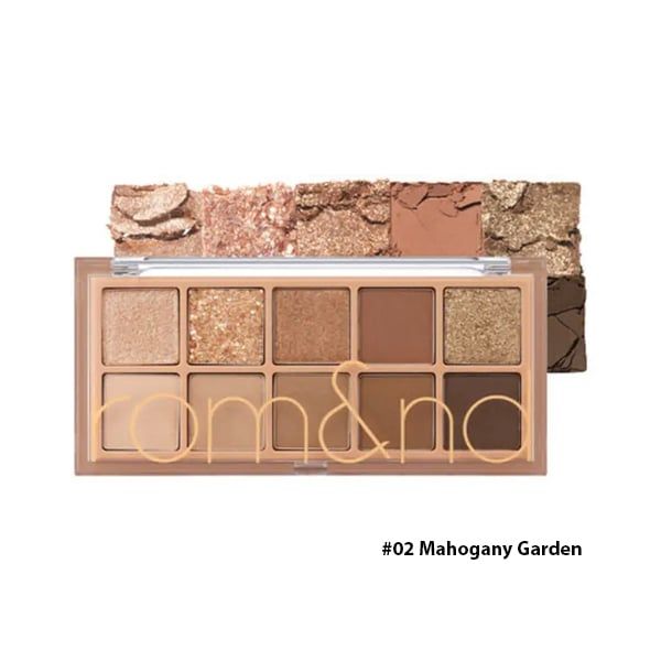 Phấn Mắt 10 Ô Romand Better Than Palette #02 Mahogany Garden