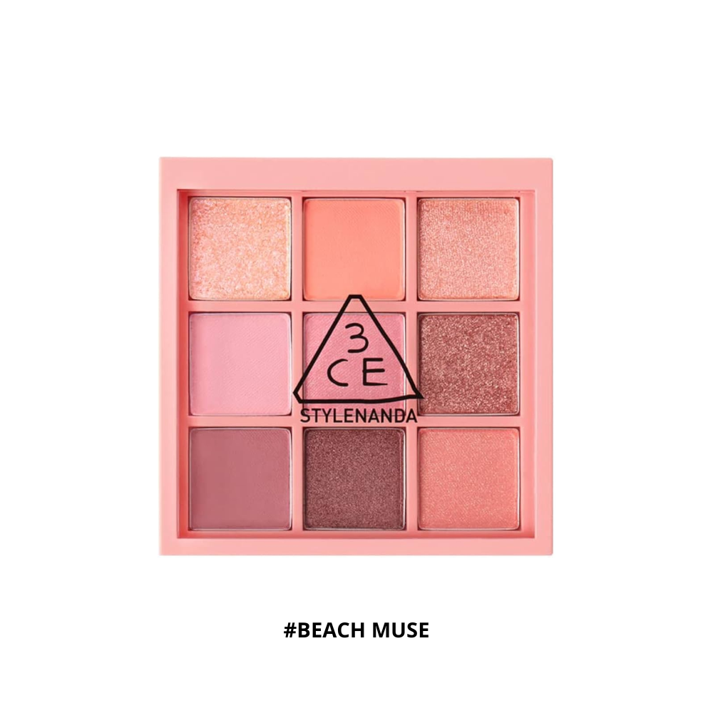  HXT - Bảng Phấn Mắt Nhũ 3CE Multi Eye Color Palette 8.2g #Beach Muse 