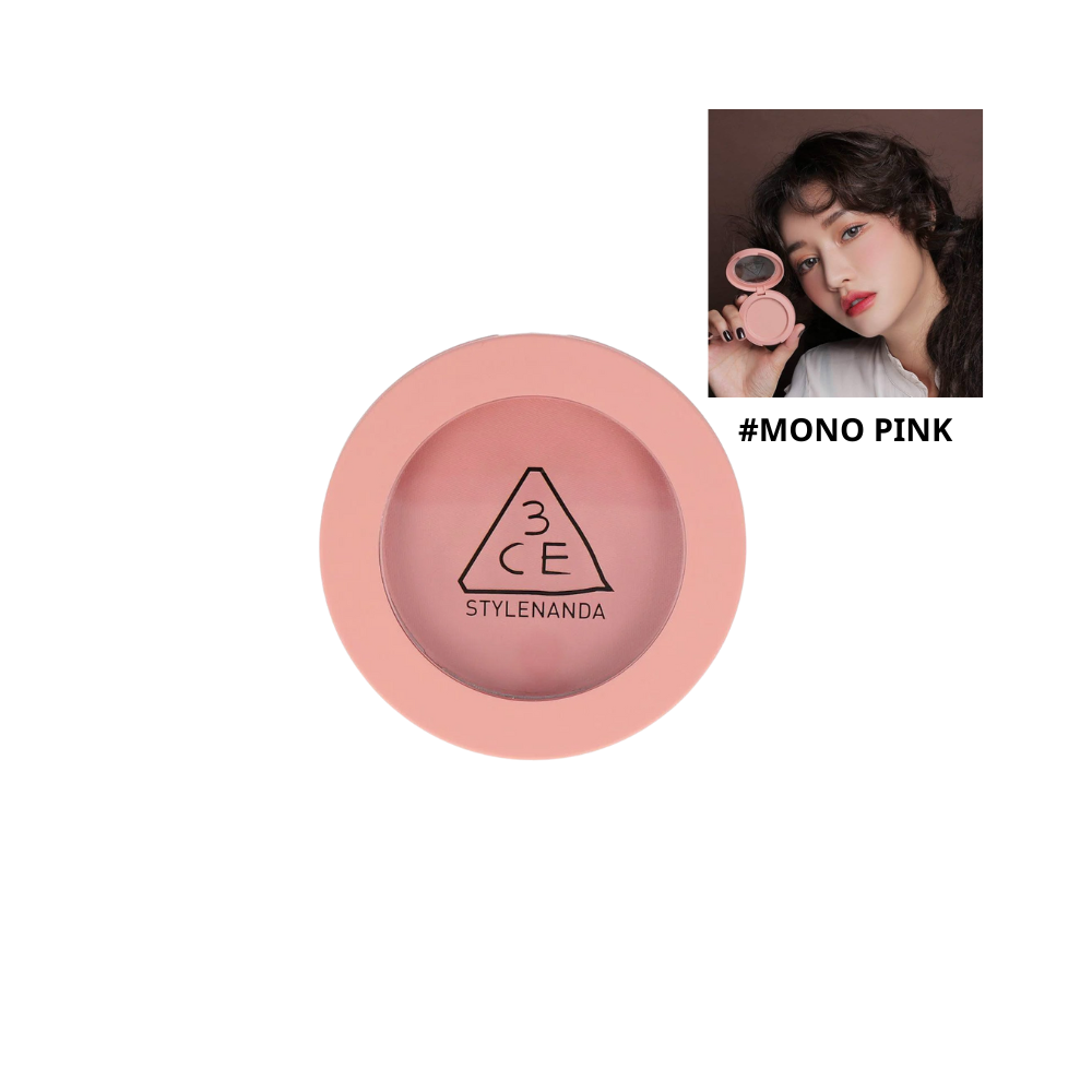  HXT - Phấn Má Hồng 3CE Mood Recipe Face Blush 5.5g #Mono Pink 
