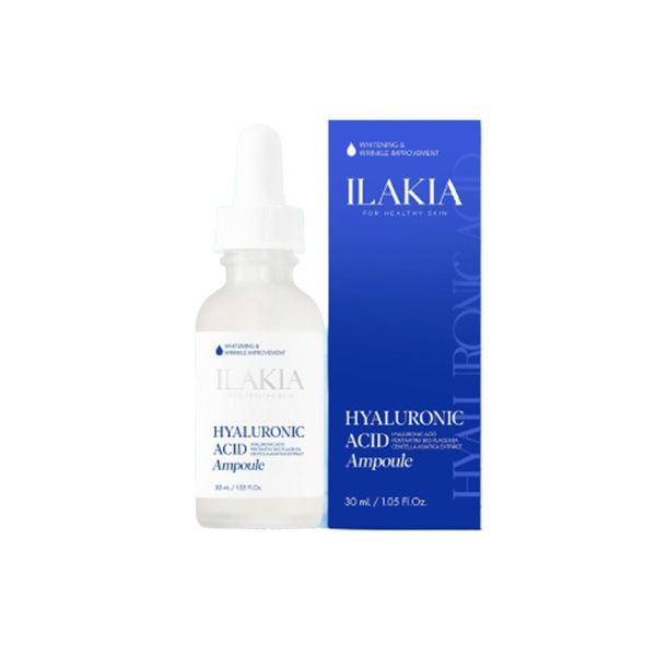 Tinh Chất Phục Hồi Da Ilakia Hyaluronic Acid Ampoule 30ml (Date 04/26)