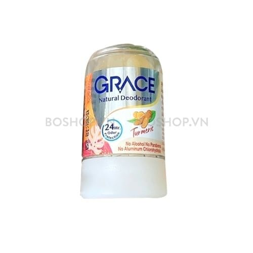 Lăn Khử Mùi Đá Khoáng Grace Thái Lan 70g Turmeric