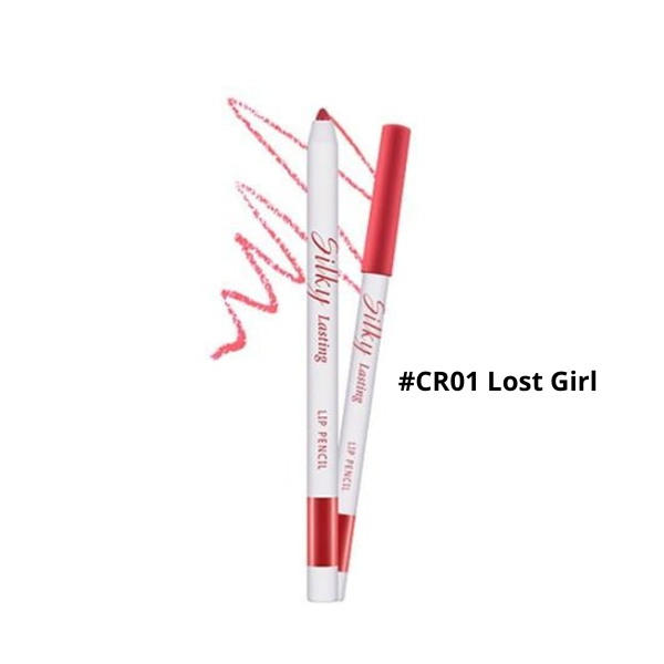 Chì Kẻ Viền Môi Missha Silky Lasting Lip Pencil 0.25g #CR01 Lost Girl