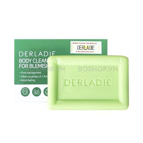 Xà Phòng Giảm Mụn Cơ Thể Derladie Body Cleansing Bar For Blemish Skin 50g