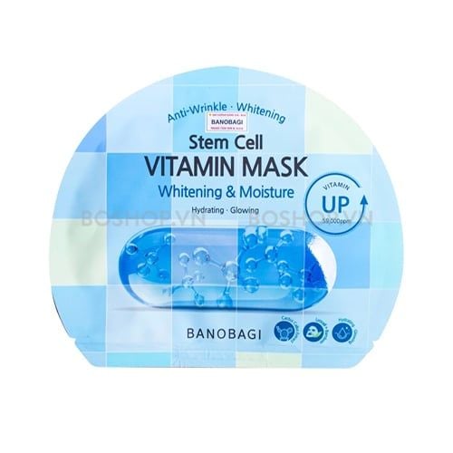 CT - Mặt Nạ Dưỡng Trắng, Dưỡng Ẩm Banobagi Stem Cell Vitamin Mask 30g #Whitening and Moisture