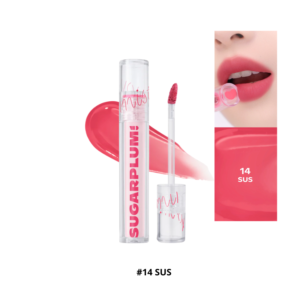  Son Tint Lì Thuần Chay Ofélia Sugarplum Mistynow Blurring Tint 3.8g #14 Sus 