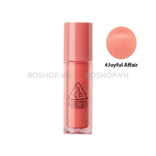 Má Hồng Dạng Kem Lâu Trôi 3CE Sheer Liquid Blusher 3g #Joyful Affair
