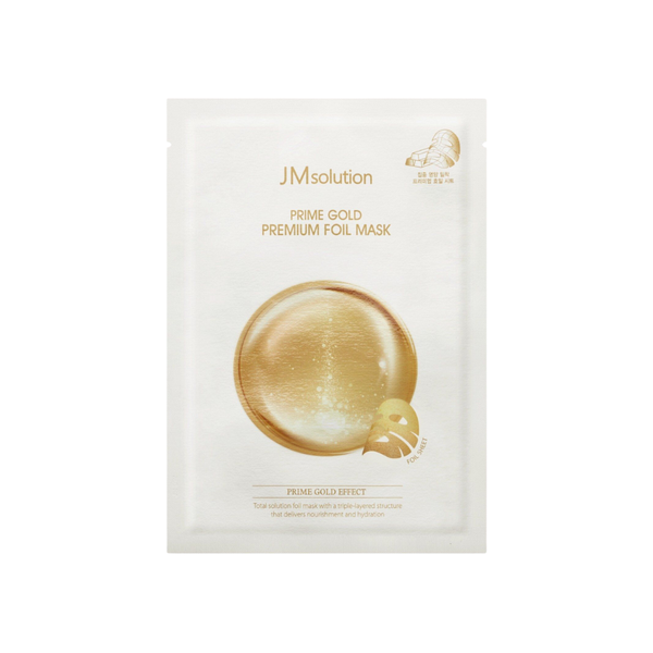 Mặt Nạ Vàng 24K Giúp Cấp Ẩm, Giảm Nếp Nhăn JM Solution Prime Gold Premium Foil Mask 35ml