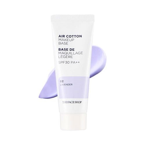 Kem Lót The Face Shop Air Cotton Makeup Base No.02 Lavender