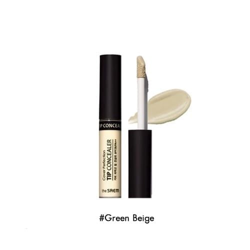 Kem Che Khuyết Điểm The Saem Cover Perfection Tip Concealer #Green Beige