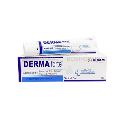 CT - Gel Trị Mụn, Mờ Thâm Alcom Derma Forte Anti Acne Skin Care Gel 15g