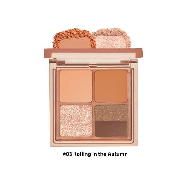 Phấn Mắt 4 Ô Peripera Ink Pocket Shadow Palette 8g #03 Rolling in the Autumn